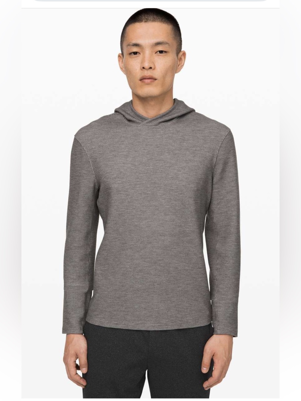Lululemon Shift Stitch Hoodie 
Medium Grey size Large